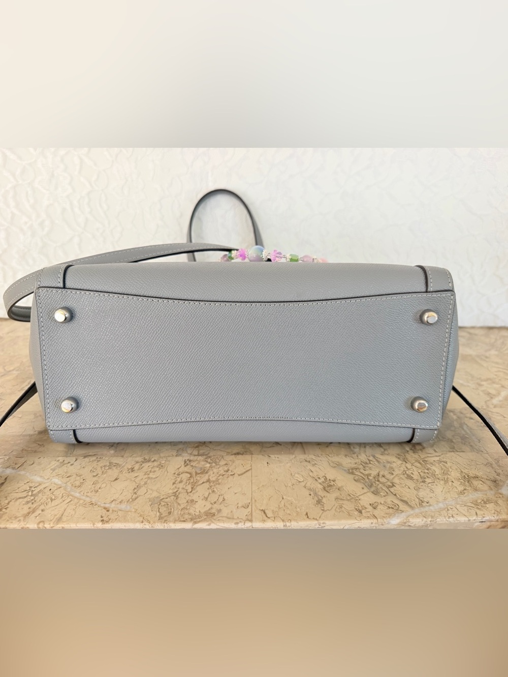 Coach Leather Kailey  In Gray - Picture 7 of 11